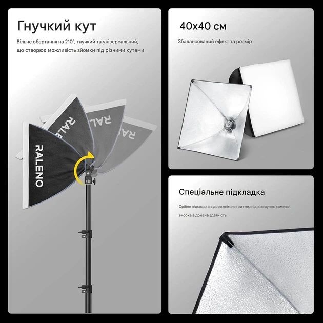 Студійне світло raleno ps075