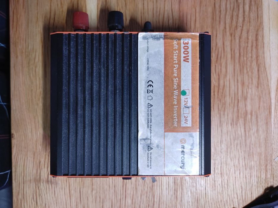 Инвертор чистый синус Mercury 300w(600w пик)
