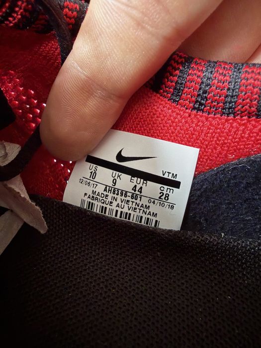 Buty nike flyknit trainer red czerwone 44