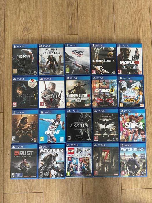 Диски ігри для Playstation 4/5 GTA 5, RDR 2, Mortal combat