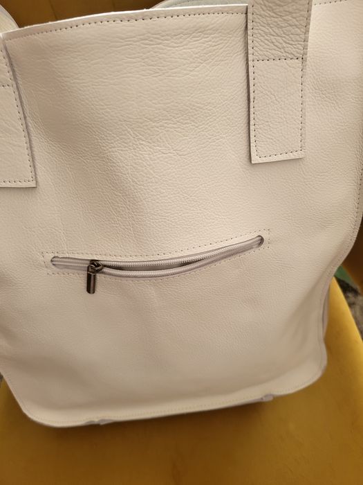 Torebka shopper biala
