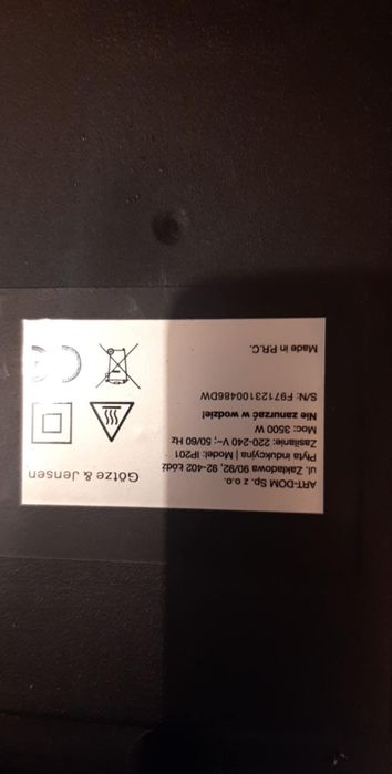 Sprzedam płyta indukcyjna