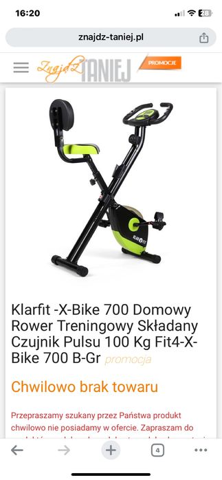 Rower do ćwiczeń
