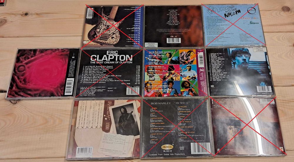 Płyty CD  audio ,  blues , dance , pop , electro