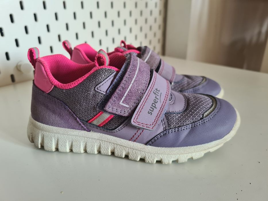 Sneakersy półbuty Superfit 29 lila/rose