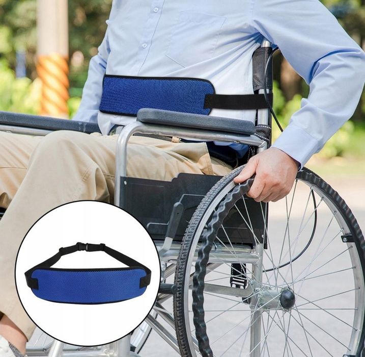 Pas ochronny do wózków inwalidzkich dla pacjentów