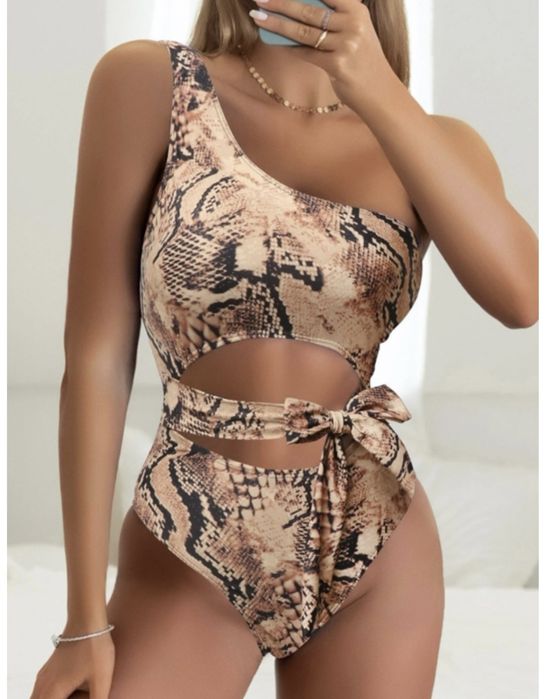 Леопардовий купальник суцільний shein m-l розмір