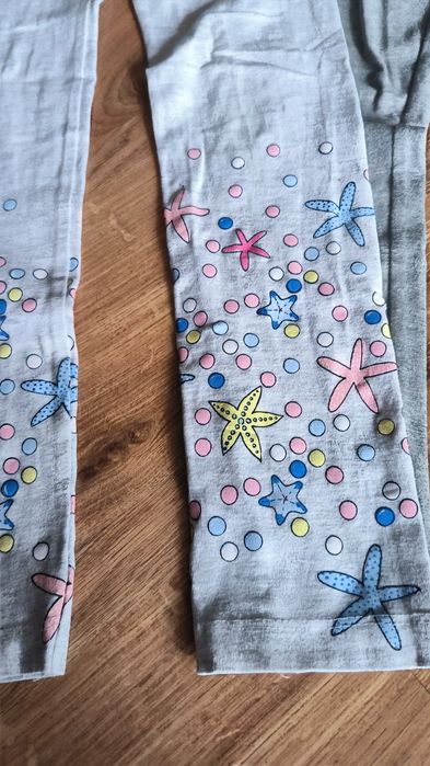 Legginsy dziewczęce 2 szt rozm 134