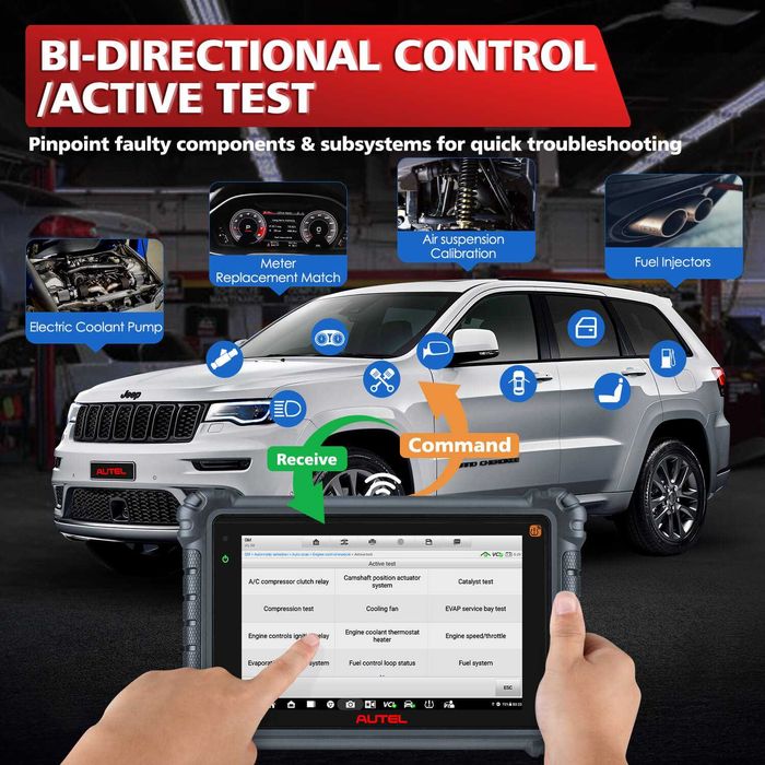 Autel MaxiCOM MK906S PRO2-TS KIT Maquina Diagnóstico OBD +40 Funções /TPMS (NOVO)