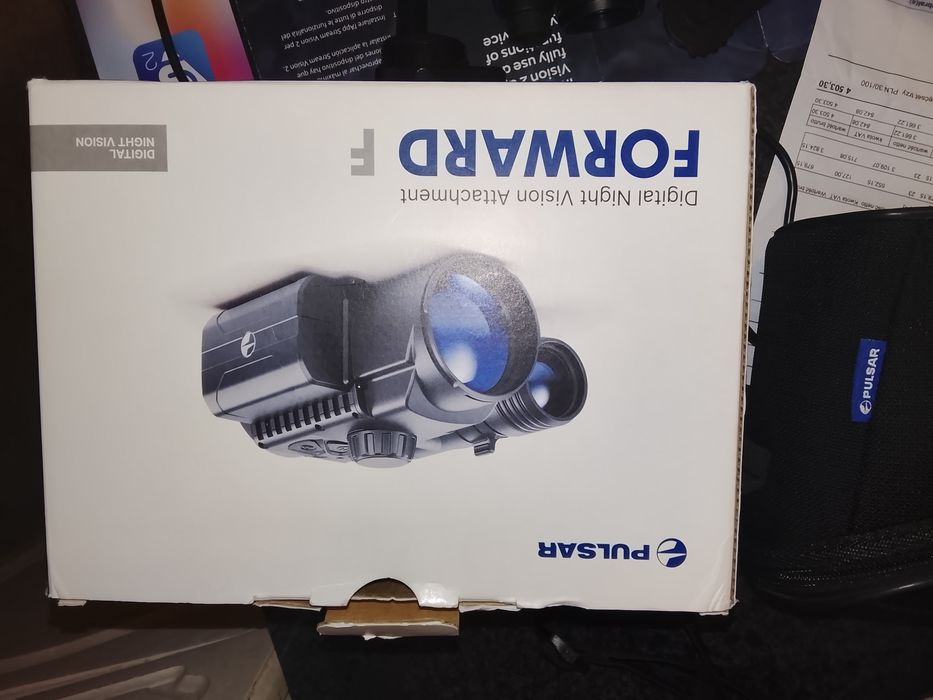 Noktowizor Pulsar Forward F455S + Ultra X940S 940 nm + Rusan + IPS7 6400 mAh – kompletny zestaw