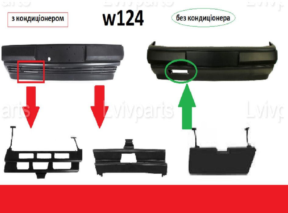 Заглушка бампера/буксировочного крюка mercedes w124/210/211