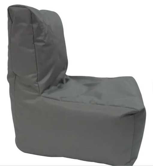 Sofá pufe cinzento da Leroy merlin, por 35 euros