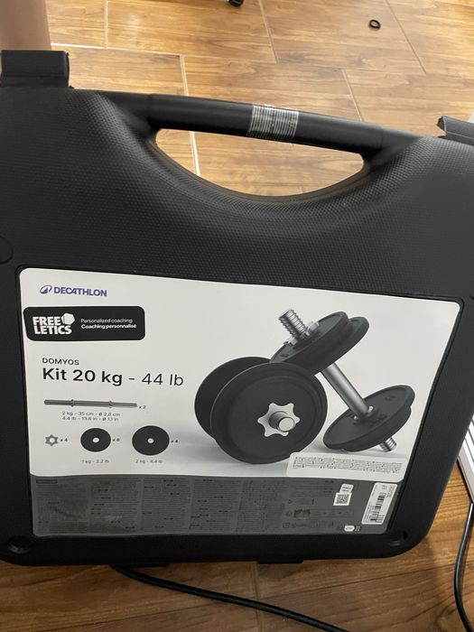 Kit musculação Decathlon