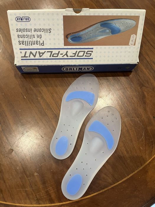 Palmilhas de silicone ortopedicas