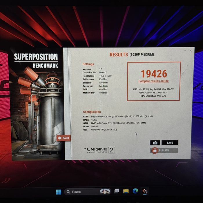 Топ! Ігровий ноутбук Alienware Rtx 3070, i7 10870, 300Hz, 16Gb, 1000Gb M2