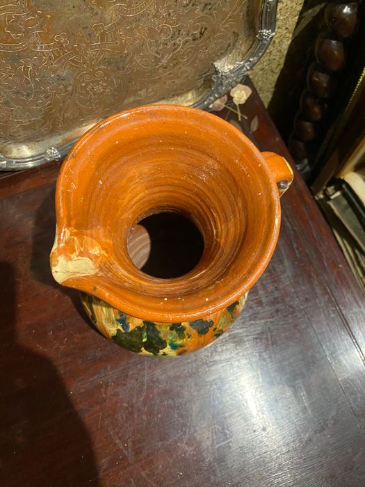 Grande Jarro em Barro do Redondo Antigo 23 centímetros