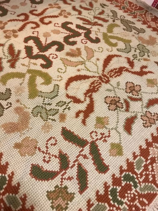 Tapete de Arraiolos - rectangular grande