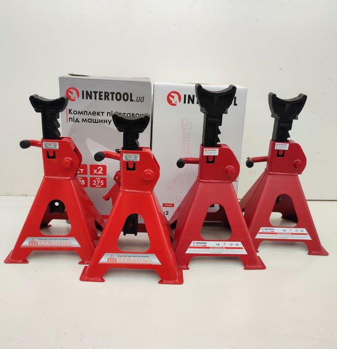 Подставки козлы опоры под авто  3 т 6 т INTERTOOL GT 0401 /05