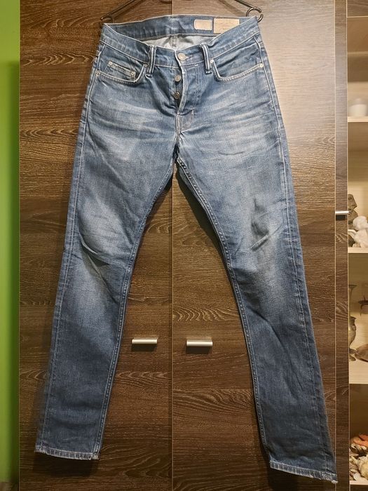 Spodnie jeans granatowe