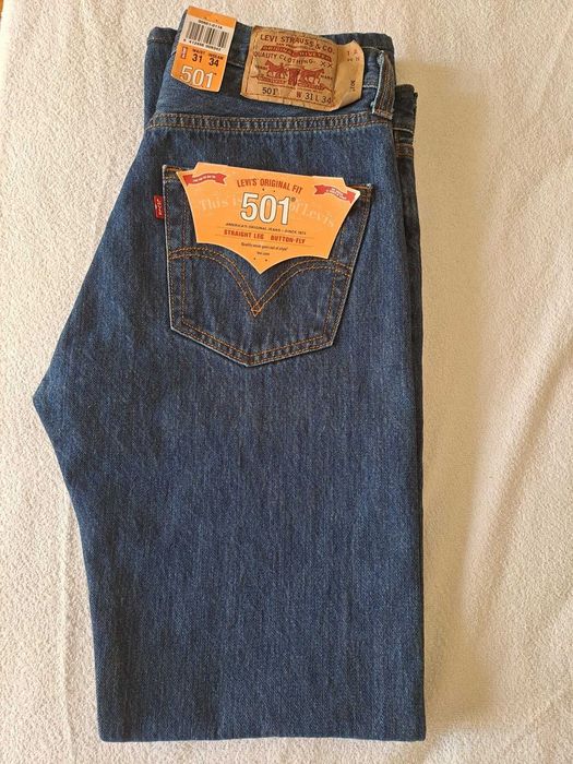 Calças ganga Levis 501
