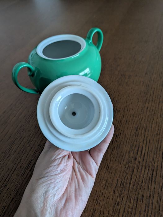 Açucareiro Vista Alegre verde Novo