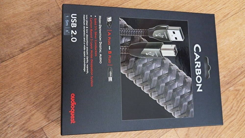 Кабель AudioQuest USB Carbon 1.5 m A - B