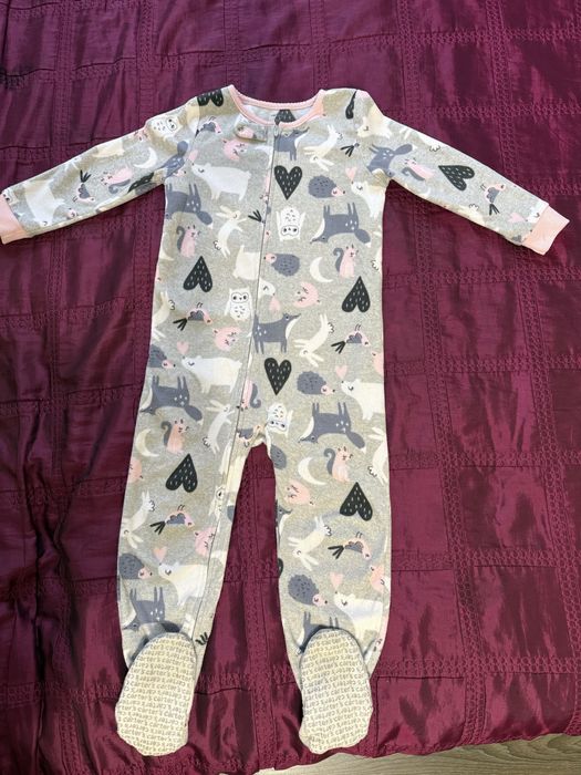 Флісова піжама carters 5t на дівчинку, ромпер