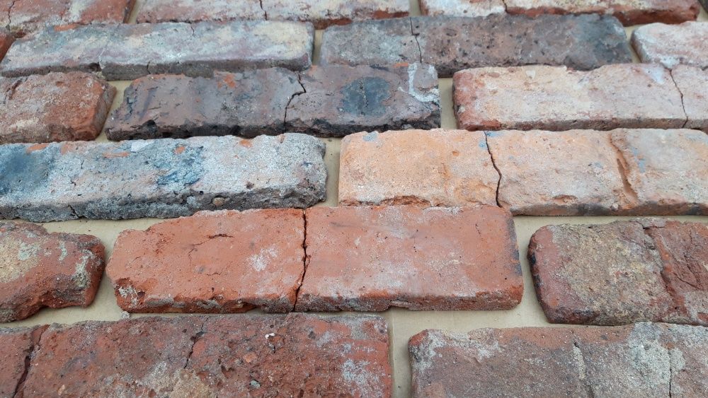 Stara cegła, stare cegły, płytki z cegły, cięte cegły, MIX, Śląsk