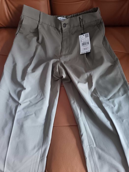 Calças verdes Mango homem