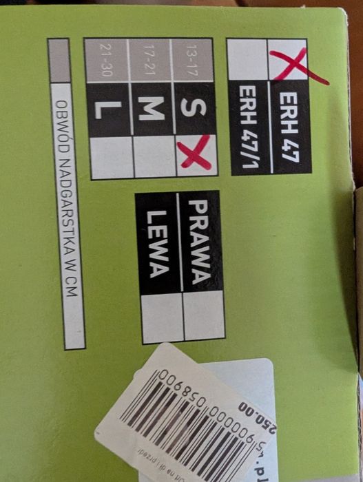 Orteza nadgarstka erhem ERH 47 S