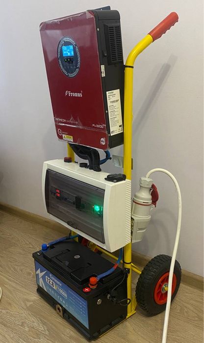 Портативна станція на колесах (Повербанк 220 в)