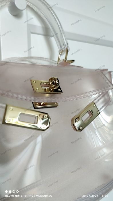 Missguided torebka damska Carli Bybel transparent bag HIT
