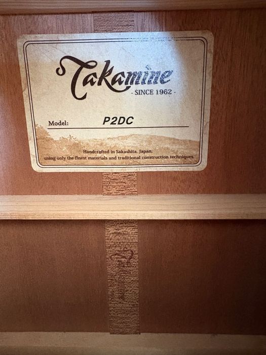 TAKAMINE  P2DC - handcrafted in Japan