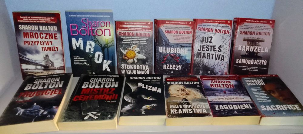 Książki - Sharon Bolton (12 powieści)