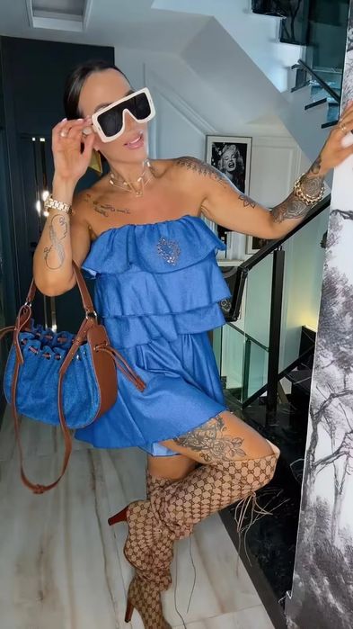 Kombinezon Lola Bianka dżinsowy