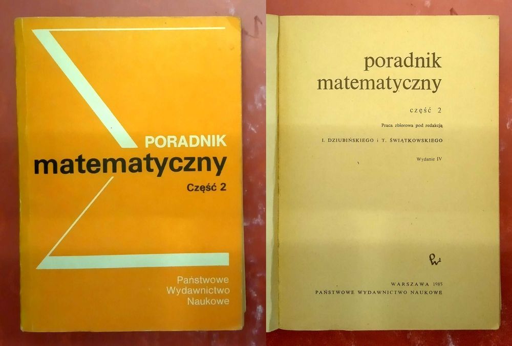 568 Dziubiński Świątkowski Poradnik matematyczny cz.2
