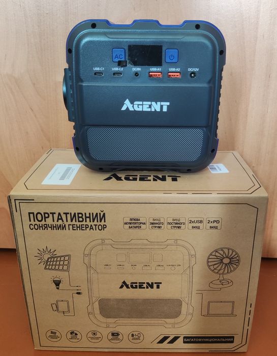 Портативная зарядная станция Agent A101 120 Вт / зарядна станція 26400: ...