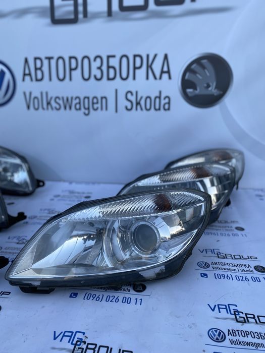 Фара шкода фабія 2,румстер практік фари skoda fabia 2 roomster praktik