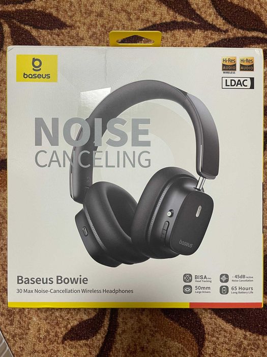 Bluetooth навушники Baseus Bowie 30 Max із шумозаглушенням, нові!