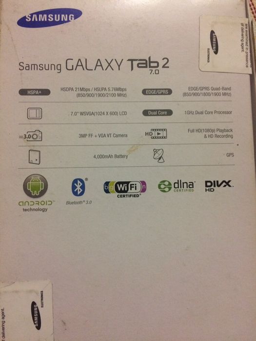 Продам планшет Samsung tab 2 7.0