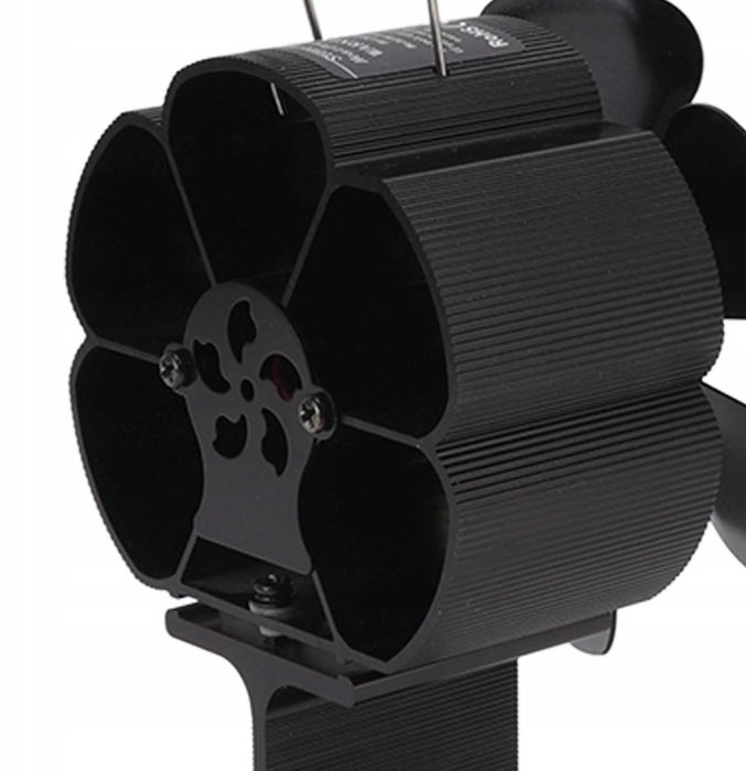 Wentylator Kominkowy Wiatraczek 5 Łopatek Rozprowadzanie Ciepła Nowy