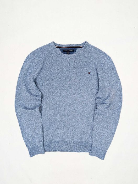 Tommy Hilfiger niebieski sweter XL