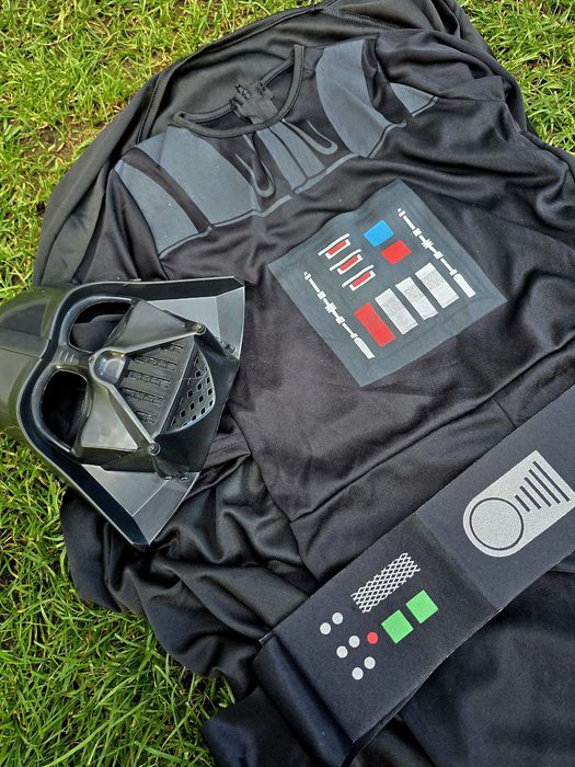Super strój przebranie Lord Vader Star Wars z maską rozm M nowe