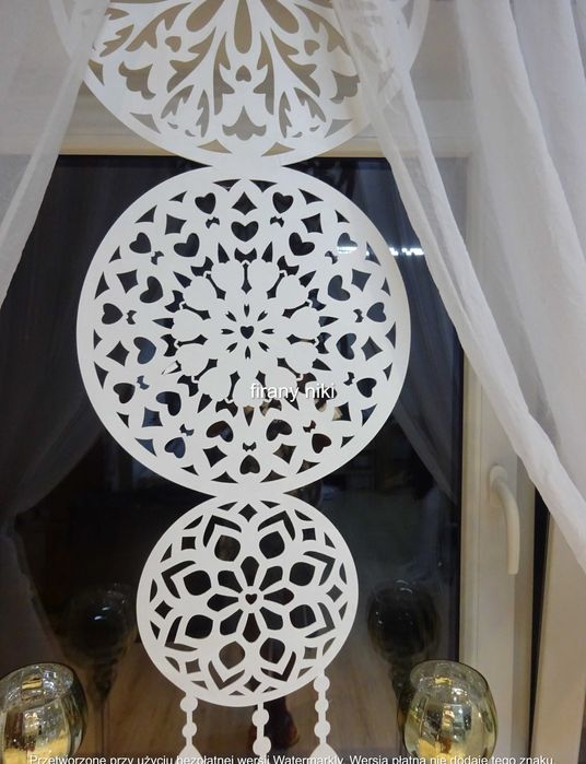 firana balkonowa "łapacz snów"