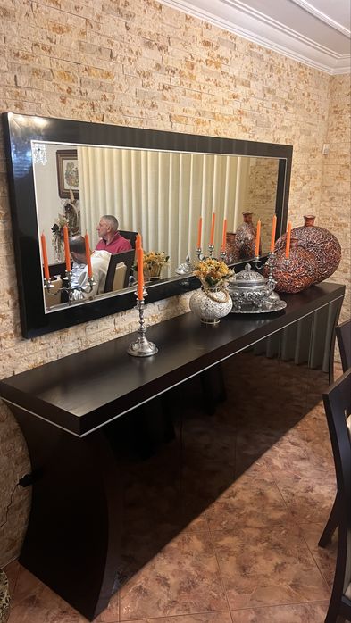 Conjunto Aparador + Espelho para Sala de Jantar