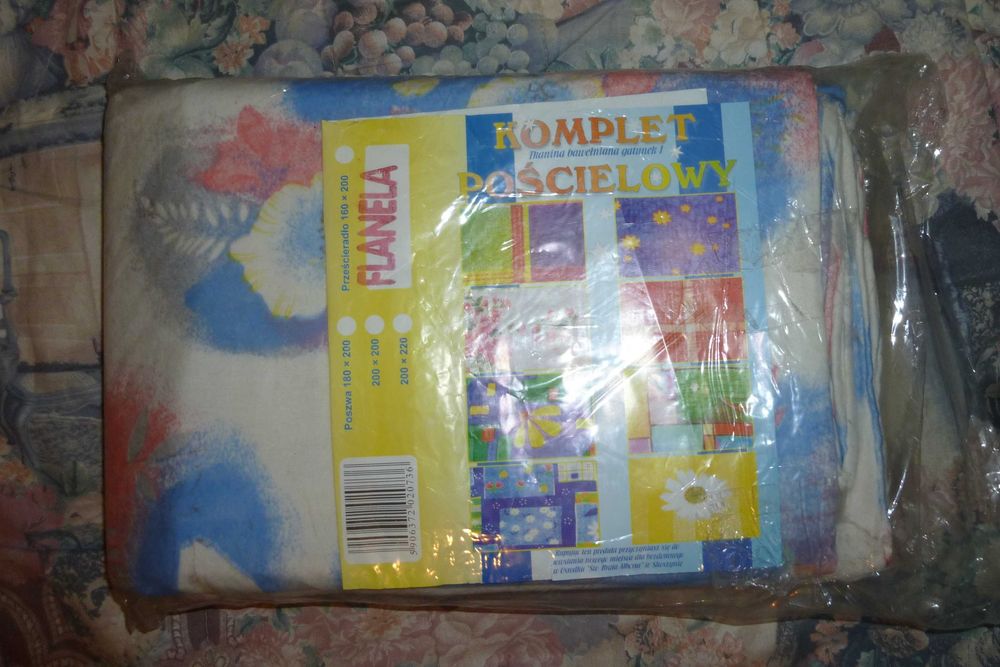 komplet pościeli flanela