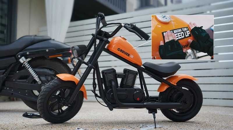 Motor CHOPPER Elektryczny Dla Dzieci HyperGoGo Cruiser 12 do 16km/h