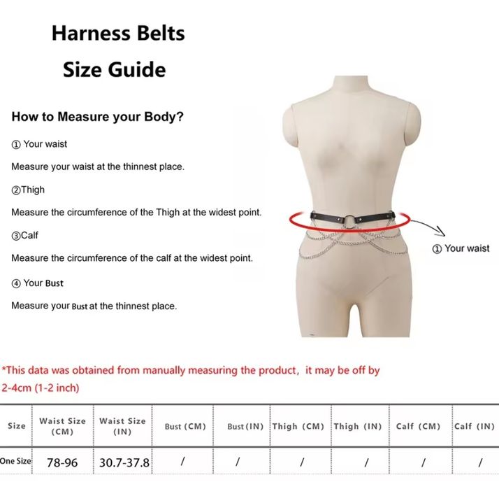 Портупея цепи на талию