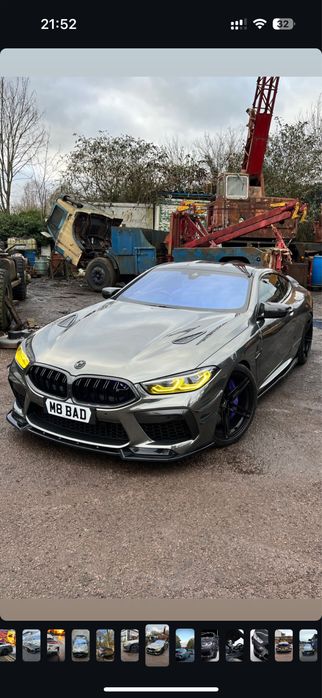 Модулі CS/CSL BMW M8 G14/G15/G16 F91/F92/F93 Laser/LED Фары Глазки Блоки Лазер ЛЕД фонари линзы ДХО M850i 840i 840d GTS желтые yellow drl