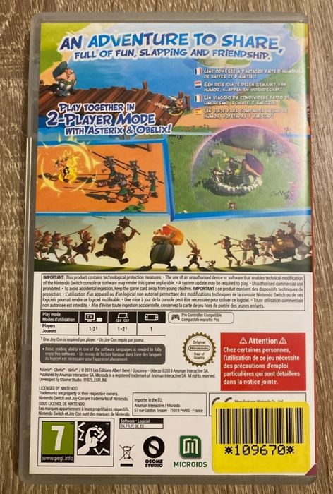 Astérix & Obelix XXL3 The Crystal Menhir Nintendo Switch